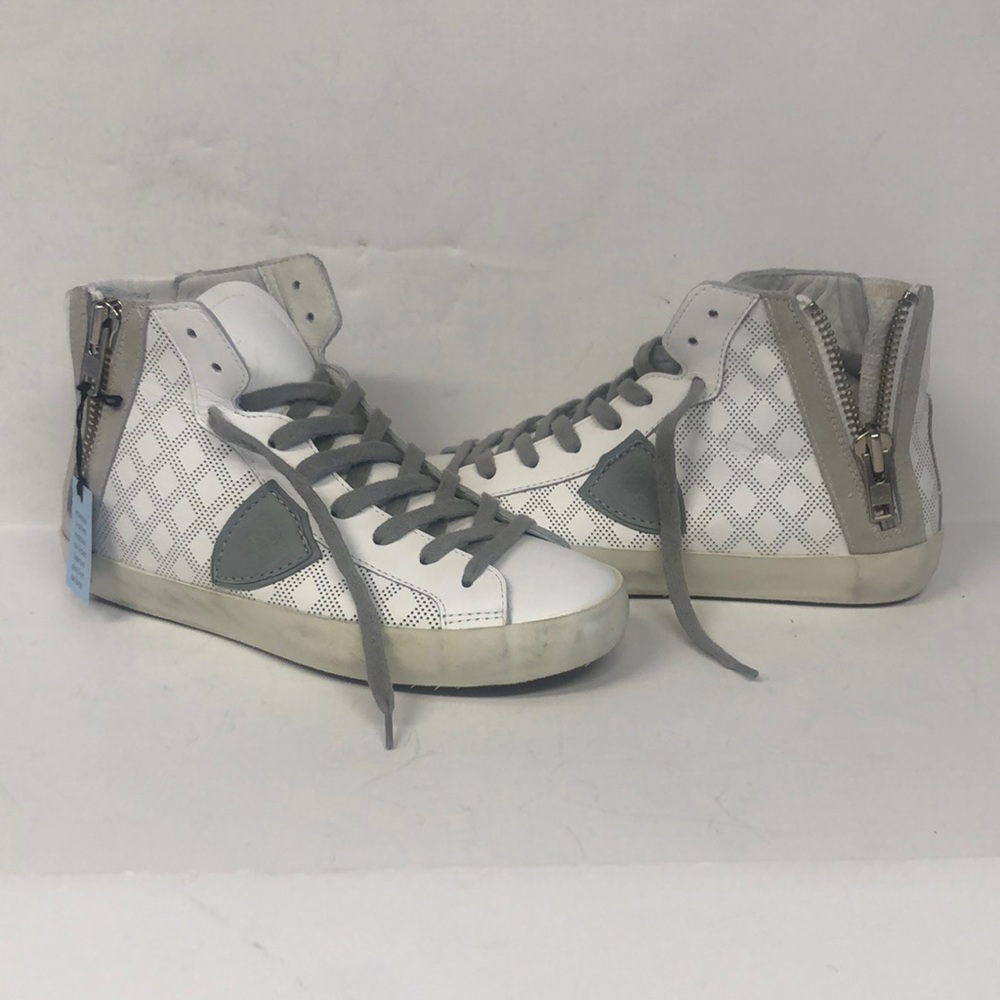 Philippe Model Bike Alta Donna Perforated Hightop Sneakers